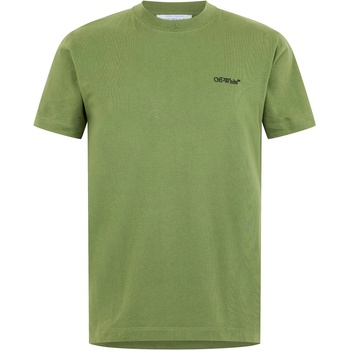 OFF WHITE Тениска OFF WHITE Men's Logo Arrow Cotton Short Sleeve T-Shirt - Four Leaf Clove