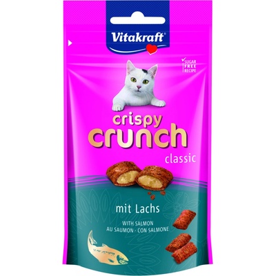Vitakraft Cat Crispy Crunch losos 60 g