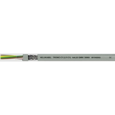 Helu 16036-500 dátový kábel LiYCY 16 x 0.75 mm² sivá 500 m