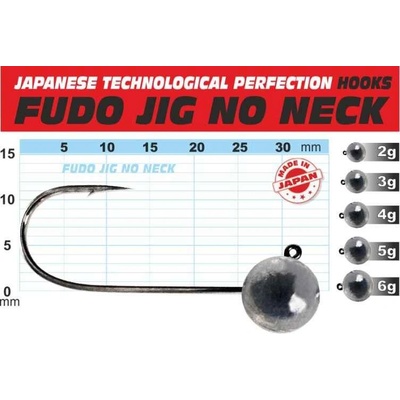 Fudo JIG bez nálitku vel.1 2g 5ks