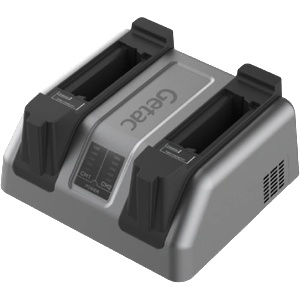 Getac GCMCET 2-слотово зарядно устройство за батерии, ЕС (GCMCET) Джобни компютри (PDA)