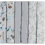 KikkaBoo Комплект 6 бр муселинови кърпички 30х30 см Dreamy Fields Grey (31103010113)