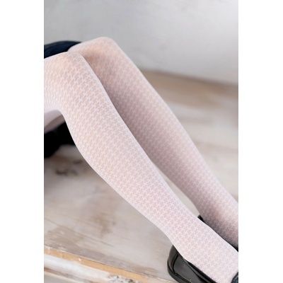 KNITTEX DÍVČÍ PUNČOCHÁČE CHICCA JUNIOR 30 DEN Bianco
