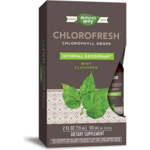 Nature's Way Chlorofresh® Chlorophyll Drops/ Хлорофреш® Хлорофил Капки х 59 ml (без алкохол) с ментов вкус Nature’s Way (10008)