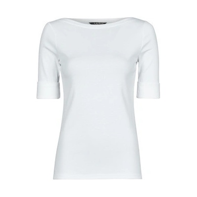 Ralph Lauren JUDY-ELBOW SLEEVE-KNIT Bílá