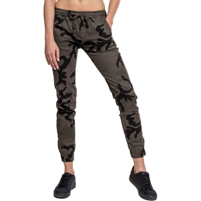 Urban Classics nohavice plátené camo jogging