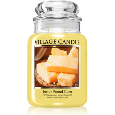 Village Candle Lemon Pound Cake ароматна свещ 602 гр