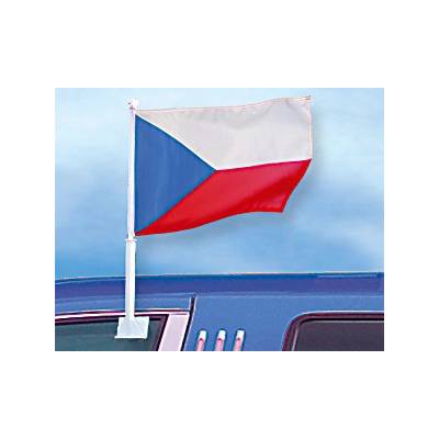 Vlajka na auto Česká republika
