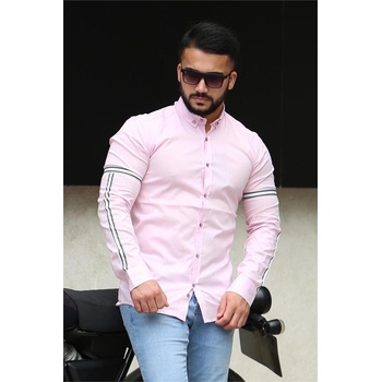Madmext Мъжка риза 4141 - Светло розова 286180 (286180_Розов)