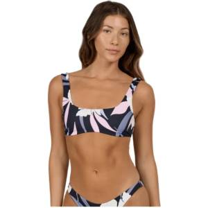 SALTY CREW Bloomed bikini top - Black (Black)