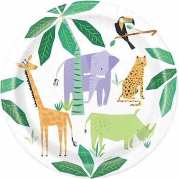 Unique Tanieriky papierové Dino party 17 cm