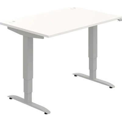 OFFICE PRO s.r.o. HOBIS výškovo nastaviteľný stôl MOTION MS 3 1200, stand.ovládanie, biela