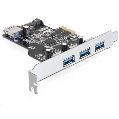 Delock 3+1x USB 3.0 разширителна карта PCI-E (89301) (89301) (89301)