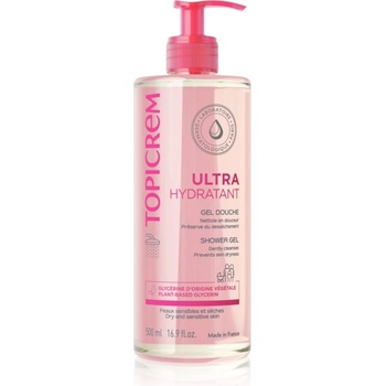 TOPICREM UH BODY Gentle Cleansing Gel нежен измиващ гел за лице, тяло и коса 500ml