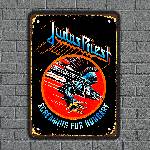  Judas Priest - музикална метална декоративна табелка