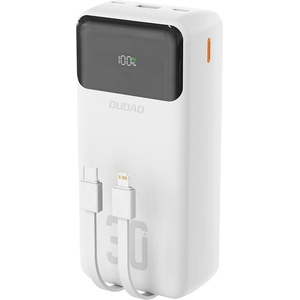 Dudao Външна батерия Dudao K15Max 30000mAh PD 22.5W с USB-C и Lightning кабе (10429809)