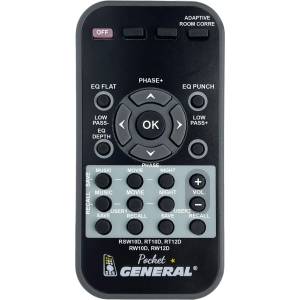 GENERAL Klipsch rsw-10d, rt-10d, rt-12d, rw-10d, rw-12d - дистанционно управление дубликат (rsw-10d, rt-10d, rt-12d, rw-10d, rw-12d) Дистанционно