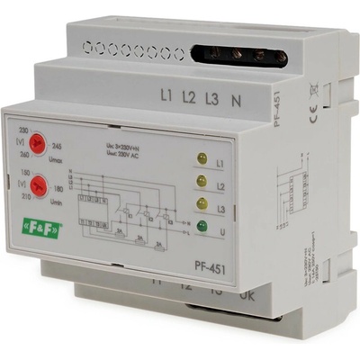 PF-451 - Automatický prepínač fáz pre stýkače, 3x 230V, 16A