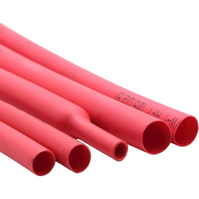 Zmršťovacia bužírka 2:1, červená 1m 1,0 mm