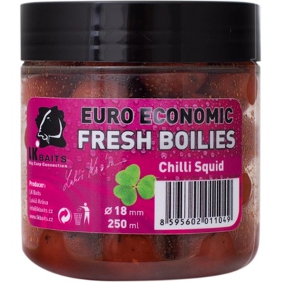 LK Baits FRESH BOILIES TopRestart 18mm 250ml CHILLI SQUID