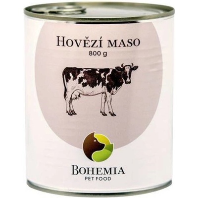 Bohemia Pet Food| Hovězí maso ve vlastní šťávě Hmotnost: 400 g – Zboží Dáma