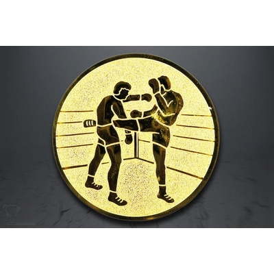 Emblém kickbox zlato EM164/A2.164 – Zboží Mobilmania