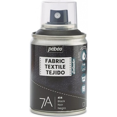 Pébéo 7A barva na textil ve spreji 100 ml 14 black – Zboží Dáma