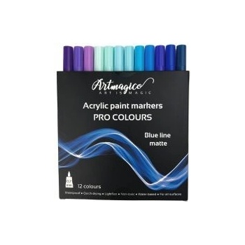 Artmagico Akrylové fixy Pre Line Blue