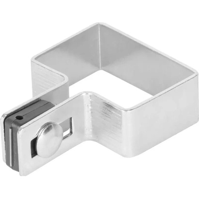 Objímka Strend Pro EUROSTANDARD, 60x40 mm, koncová, pozinkovaná, na hranatý stĺpik