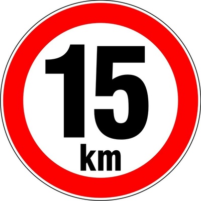 RAFO Reflexní samolepka Nejvyšší rychlost 10 - 300 km, průměr 15 cm Varianta: 15