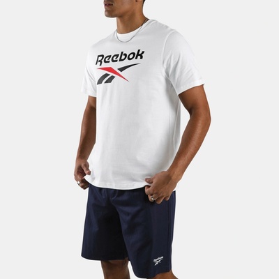 Reebok bavlnené s logom biele