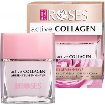 Agiva Nature of Agiva Active Collagen Day Gel Cream Derma Filler - Дневен гел крем филър против бръчки с колаген