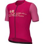Alé Мъжка фланелка с къс ръкав за колоездене Alé PR-E Megabyte 2.0 S/S Jersey Cycling jersey - Cherry - размер 4XL (056-3945-0219)