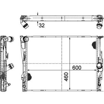Chladič, chlazení motoru MAHLE CR 1711 000P
