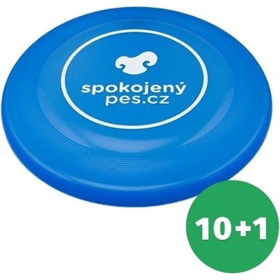 Frisbee spokojného psa Fastback modrej 11 ks