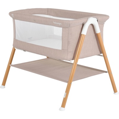 Moni Бебешко легло Moni - Kalinihta, Premium, бежово (111029)