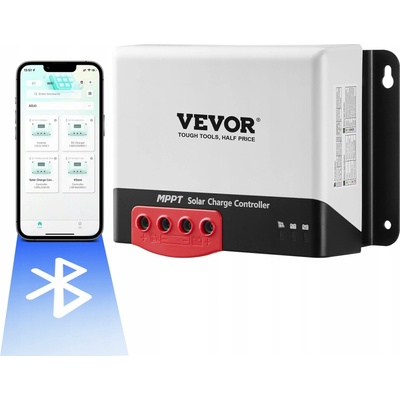 Vevor regulátor nabíjení solárního panelu 50A 12V/660W 24V/1320W MPPT
