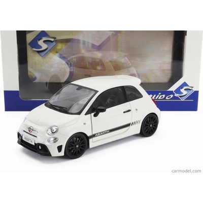 Solido Fiat Nuova 500 Abarth 595 2022 Bílá Černá 1:18