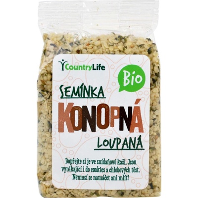 Country Life Konopné semienka lúpané BIO 100 g