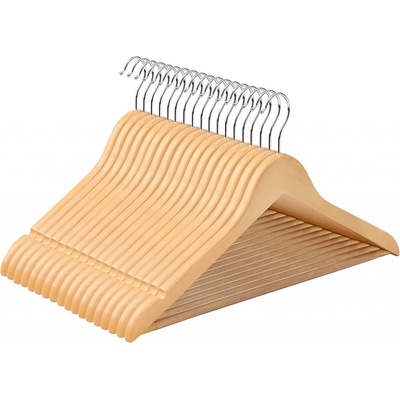 Songmics dřevěné přírodní 44 cm 20 ks