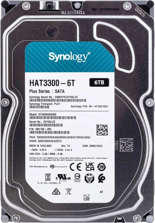 Synology HAT3300 6TB, HAT3300-6T od 6 695 Kč - Heureka.cz
