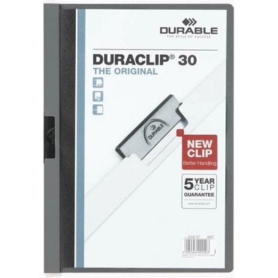 Durable Obal s klipom DURACLIP Original 30 antracitový