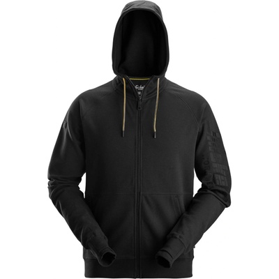 Snickers Workwear mikina Snickers na zips kapucňou čierna