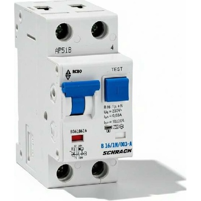 Schrack 16A/B 30mA 10kA BO618616
