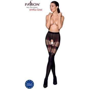 Image 1 of Passion TIOPEN 017 Tights 20/40 Den Black 3-4