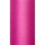 PartyDeco Гладък тюл - фуксия 0, 15 x 9 м