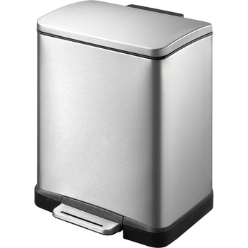 EKO-Europe Кош за отпадъци EKO Europe - E-Cube, 12 l, хром мат (EKO 926812 - MATT S/S)