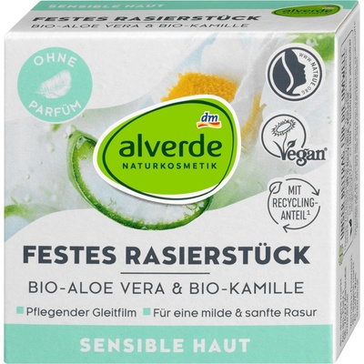 alverde Naturkosmetik tuhá pěna na holení 50 g
