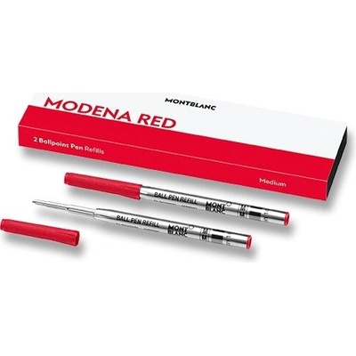 Montblanc Náplň do kuličkového pera M 2 ks Modena Red 1503/7128216