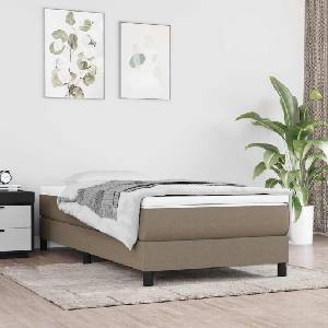 vidaXL Матрак покет пружини, за деца, средна твърдост, таупе, 80x160 см, текстил (4016539)